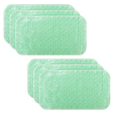Kuber Industries Bath Mat | PVC Bathroom Mat | Shower Bath Mat | Floor Tub Mat | Foot Massager Mat | Anti-Skid Shower Bathroom Mat | B-01B |Pack of 6| Green
